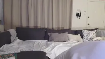 maestromd sexy girl in glasses coolly playing pranks with a sex toy