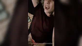 nayomisharpe crazy latin latina fucked by dildo