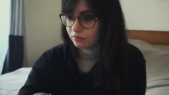 love_dont_be_shy in black stockings jerks off
