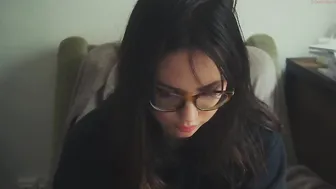 love_dont_be_shy sucking dick and jerking off on camera showing her little holes