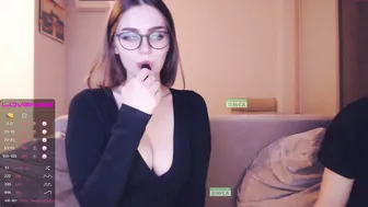 mooduck69 gorgeous chick caresses shaved cunt