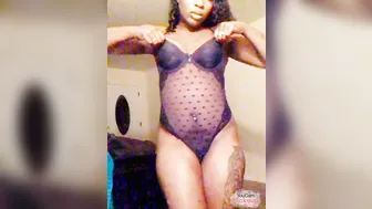 fineassbina graceful devil with her palm rubs her vagina