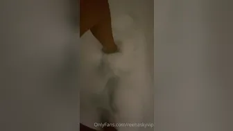 Reena stroking boobs