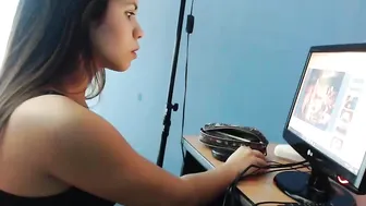 red_channel Busty female fucks cunt with phallus