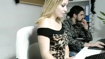 nelyeoffice Lustful brunette girl gets her pussy fucked