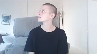 schocki44 black-haired young lady in stockings masturbates her shaved pussy