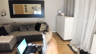 sastina black-haired slut takes a shower