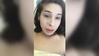 Alexa Scout perfect slut caresses beautiful boobs