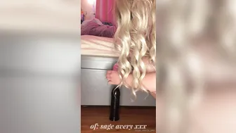 FreakSlutsAge cute slut fucks her dildo