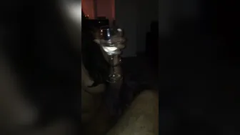 Ava Koxxx  dark haired prostitute caresses big tits