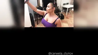 carmelaclutch crazy latina knees shaved holes