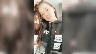 xmishacrossx teen black-haired chick talks coquettishly on camera