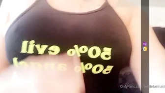 petitetannantexxx onlyfans spectacular devil smartly jerks off her dildo