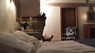 lizadelsierra onlyfans in stockings teased pussy lying on her back