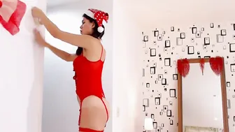 vivicha Sexy caresses shaved holes