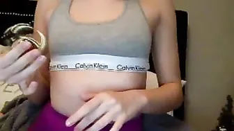 charlottelynn Busty passion caress nipples
