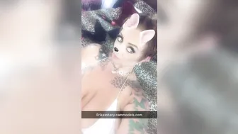 erikaxstacy onlyfans gorgeous chick jerks off her pussy with phallus