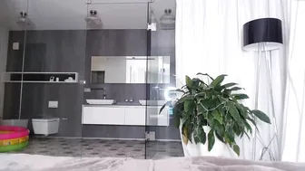 opurel lustful babe caresses shaved pussy