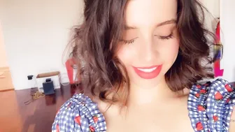 Princess Violette delightful bitch exposes sexy body