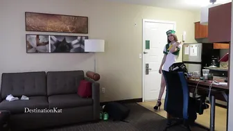 Destinationkat sweet chick fucked in the ass by different devices