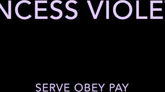 Princess Violette asshole queen caresses intimate places