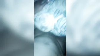 Luna Love busty babe masturbates shaved cunt