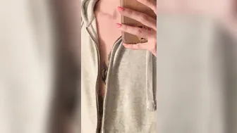 Tiffany Towers wild confused jumps on sex toy