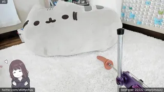 Kitty adorable passion masturbating pussy