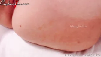 Caylin OnlyFans hot slut caresses big tits