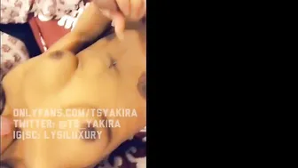 tsyakira young beauty fucks phallus