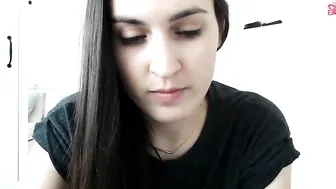 cleolane Busty confused girl gets naked and jerks off