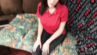 nickeyhuntsman  naughty slut caresses big tits