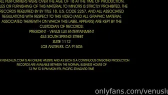 Venus Lux  busty female pleases herself with sex toy