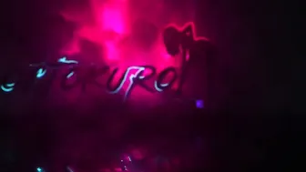 Octokuro hot bitch punches holes with fingers