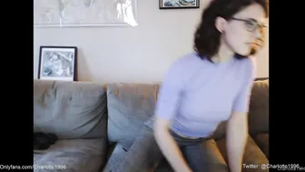 charlotte masturbating and playing with her pussy