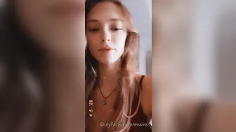 evaveil vicious bitch tightly stretches her pussy