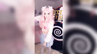 belledelphine naughty female shows big tits