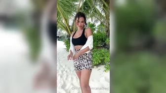 anacheri the charming doll fun dancing in front of the camera