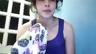 dreianova charming babe caresses tits