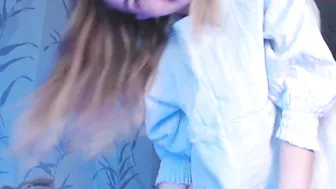crazydaisy_ busty blonde with tattoo fucks both holes