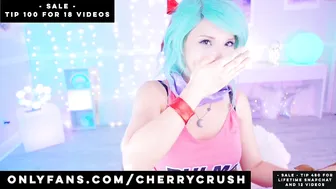 cherrycrush gorgeous bitch shows small tits