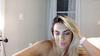 ariannakartel pissing a little leaning on the back of the chair