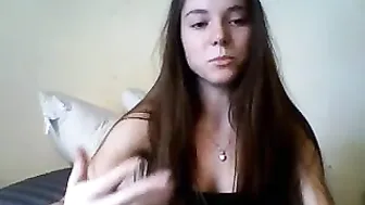 tinytatertot stunning slut dabbles with dildo