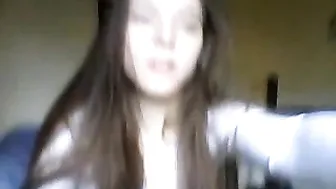 tinytatertot sexy lady caresses pussy