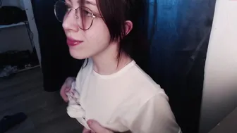 reqwerer wonderful blonde striking ass on the spot