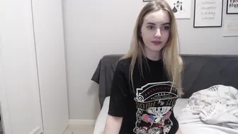polish_julia graceful female admires beautiful tits