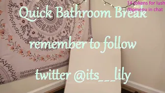 its_lily fingering her asshole