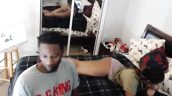 blkgodking87 Sexy chick sucks dildo