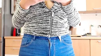 littlenicole Bitch in stockings tightly hammering herself with a bottle