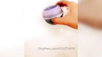 Violet Nixie onlyfans pretty woman sitting in a chair